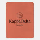 Kappa Delta XL 60x80 Traditional Sherpa Throw Blanket | Kaydee Gifts