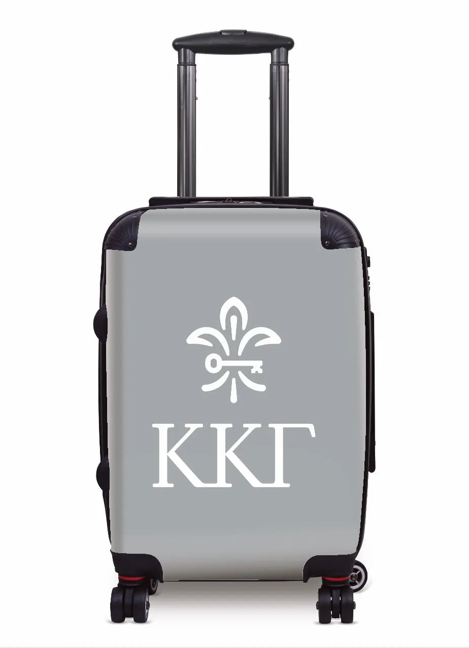 Kappa Kappa Gamma Carry-on Suitcase Silver Suitcases