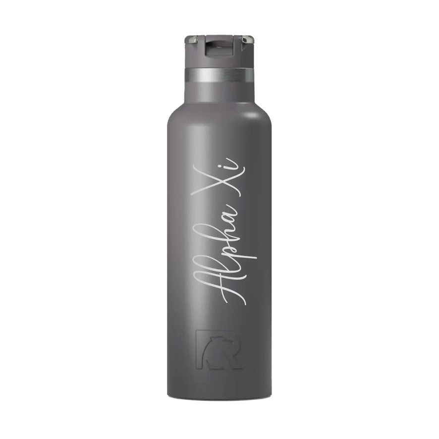 Alpha Xi Delta RTIC 20 oz Journey Ceramic Lined Water Bottle - Script