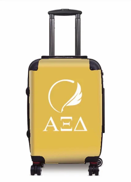 Alpha Xi Delta Carry-on Suitcase - Greek Letters & Quill
