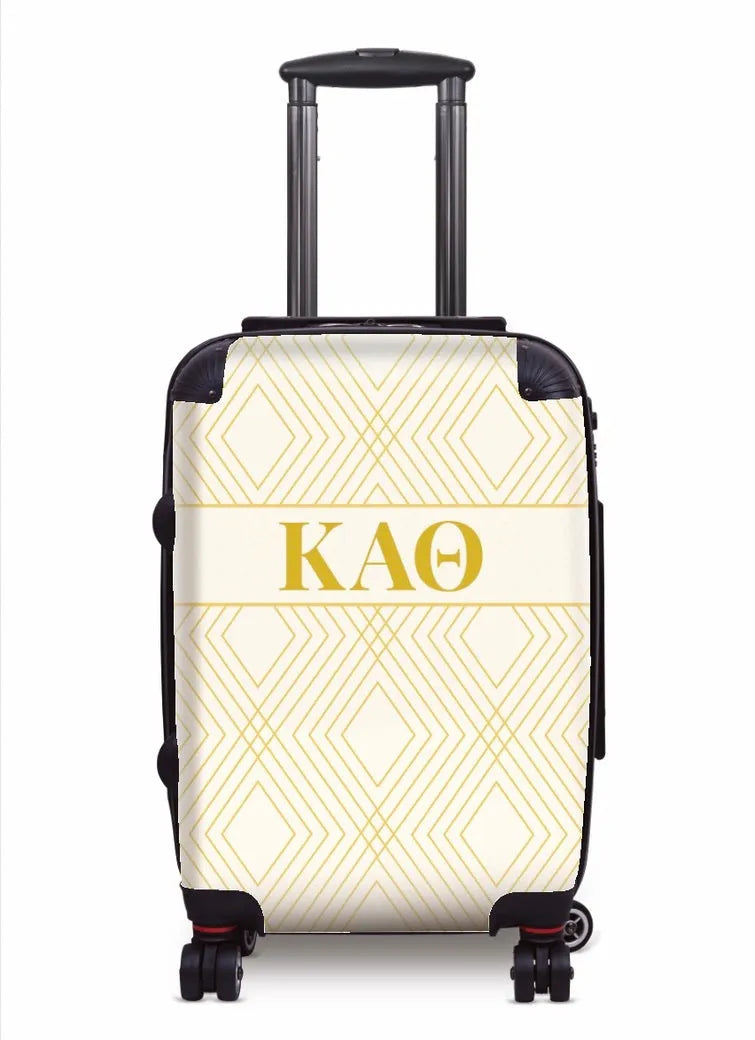 Kappa Alpha Theta Carry-on Suitcase - Diamond Suitcases