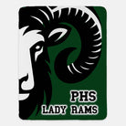 PHS Lady Rams Silhouette XL 60x80b Sherpa Blanket Default Title Blankets