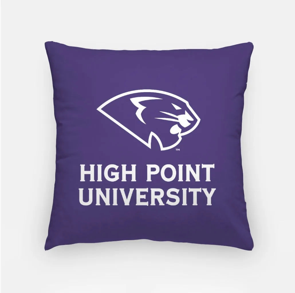 High Point University Pillow Cover 18" - Panther Purple Pillow Covers