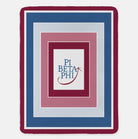 Pi Beta Phi Sherpa Blanket  XL 60x80 - Geo | Pi Phi Gifts & Decor | Festive Fit Home