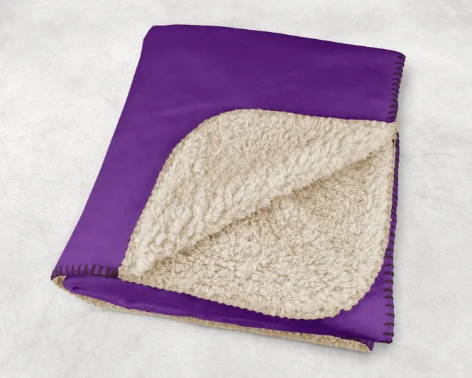 Tri Sigma XL 60x80 Traditional Sherpa Throw Blanket Throw Blankets
