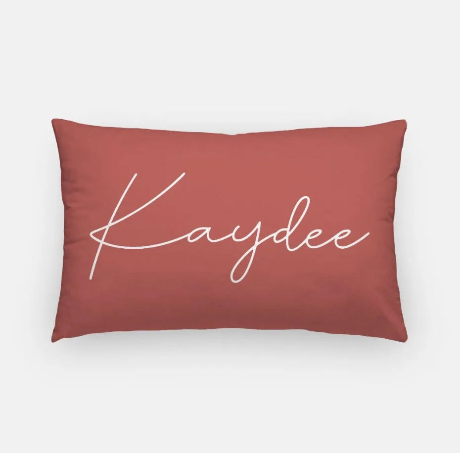 Kaydee Lumbar Pillow Cover  | Custom Kappa Delta Dorm Decor & Gifts