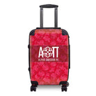 Alpha Omicron Pi 20" Carry-on Suitcase Luggage - Rose Pattern | Gifts