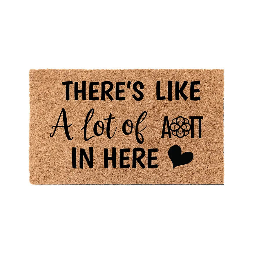 Alpha Omicron Pi Coir Doormat - A Lot of Door Mats