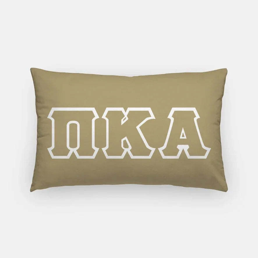 PIKE Lumbar Pillow Cover - Bold Greek Letters Pillow Covers