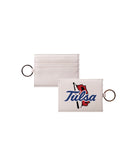 University of Tulsa Vegan Saffiano Leather Keychain Card Holder