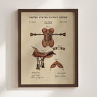 Horse Riding Saddle US Patent Art Print | Equestrian Wall Art | Dorm