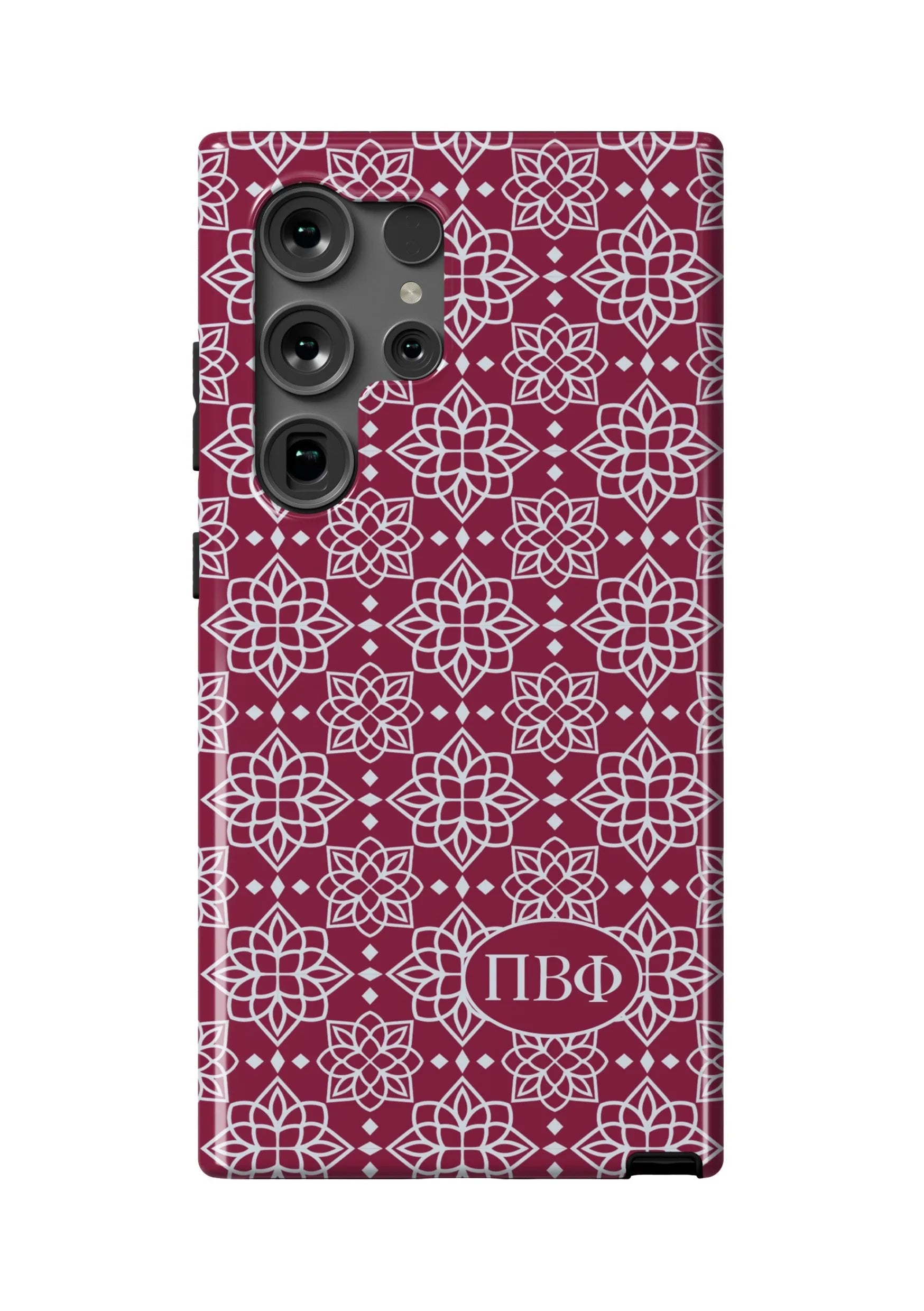 Pi Beta Phi Samsung Galaxy 24, 23 Mobile Phone Case - Ornate Gloss Mobile Phone Cases