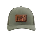Alpha Xi Delta Richardson 112 Leatherette Patch Trucker Hat Divide