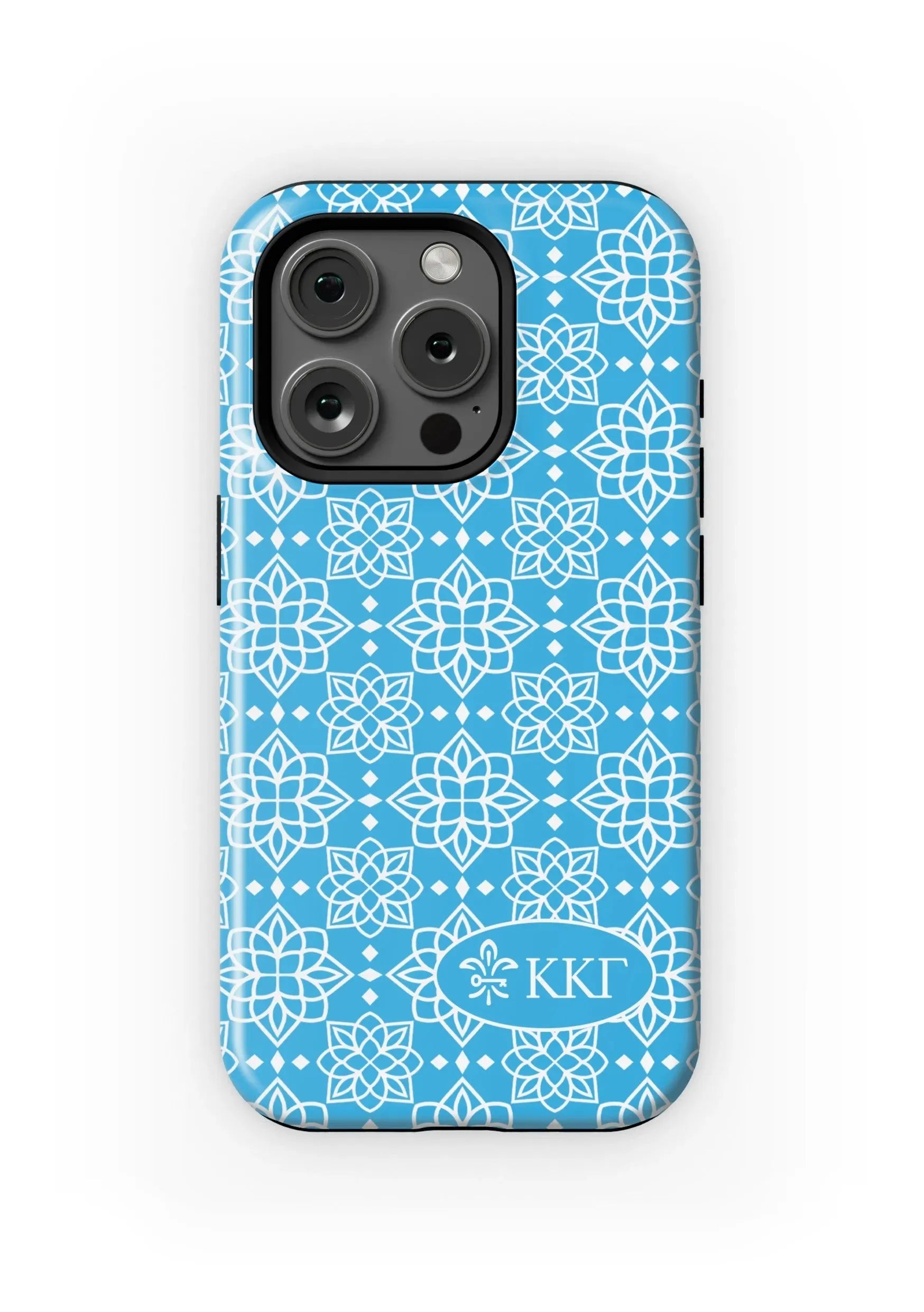 Kappa Kappa Gamma iPhone 16, 15, 14 Mobile Phone Case - Gamma Ornate Matte Mobile Phone Cases
