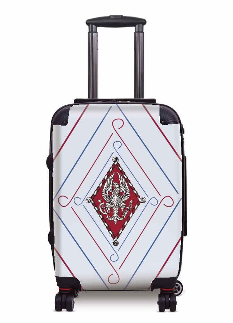 Pi Beta Phi 20" Carry-on Suitcase Luggage Crest | Pi Phi Travel Gifts