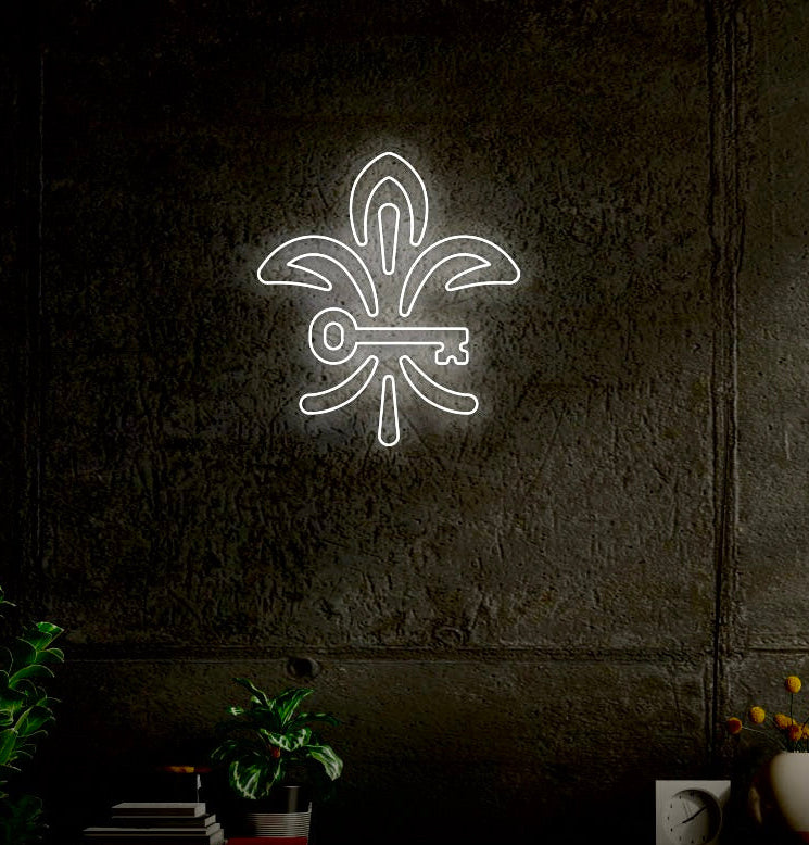 Kappa Kappa Gamma Fleur De Key LED Neon Sign