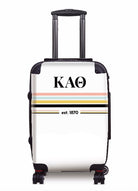 Kappa Alpha Theta Carry-on Suitcase - Preppy Stripes Suitcases