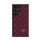 Arkansas State University Samsung Galaxy 24, 23 Mobile Phone Case -Red Ornate Gloss Mobile Phone Cases