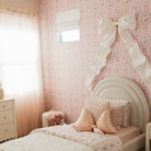 Blaire Peel & Stick Wallpaper with Bows by In My Jammers