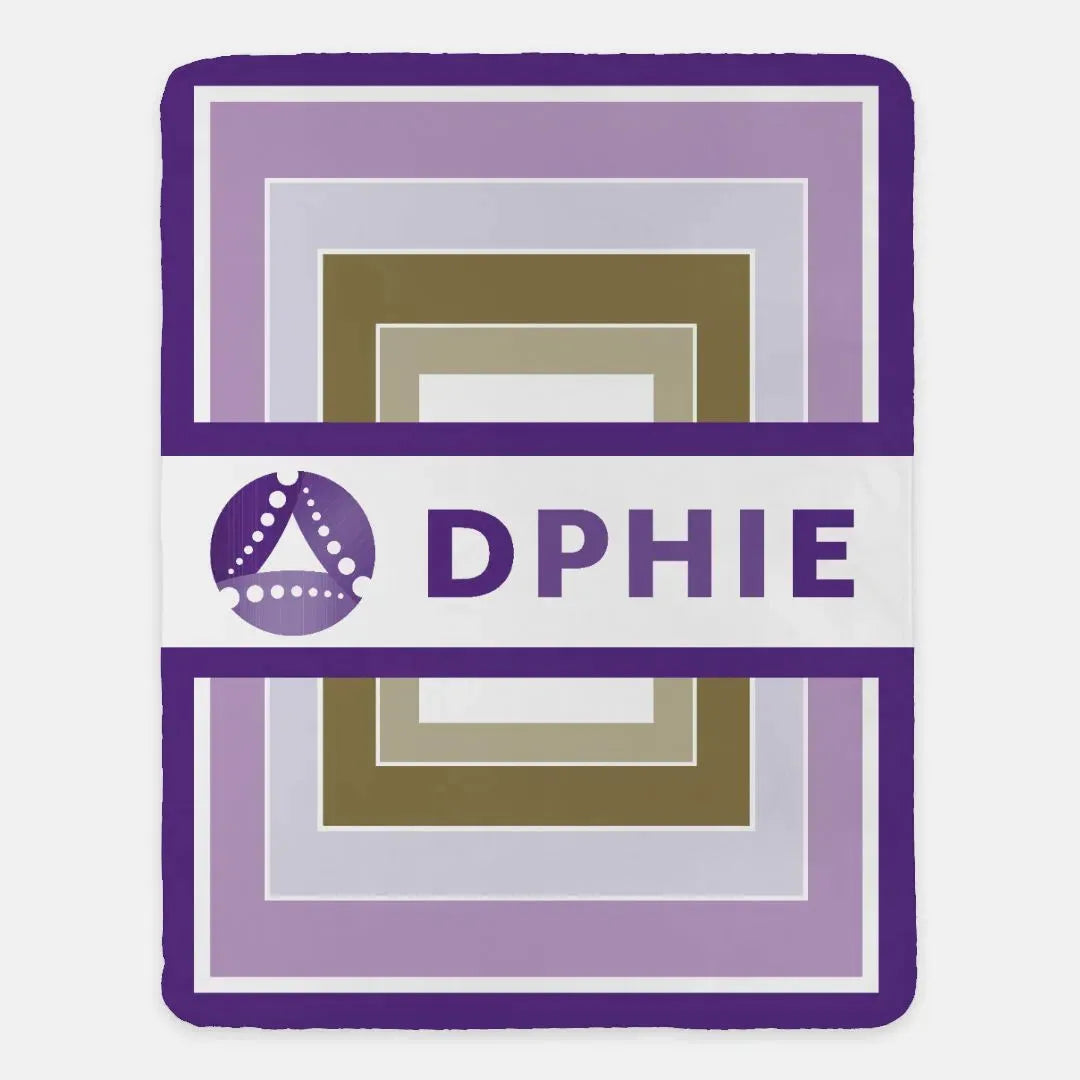 DPHIE XL 60x80 Sherpa Throw Blanket - Geometric Throw Blankets