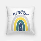 UNCW Throw Pillow Cover - Rainbow - 18" | Unique Gifts | Decor | Festive Fit Home