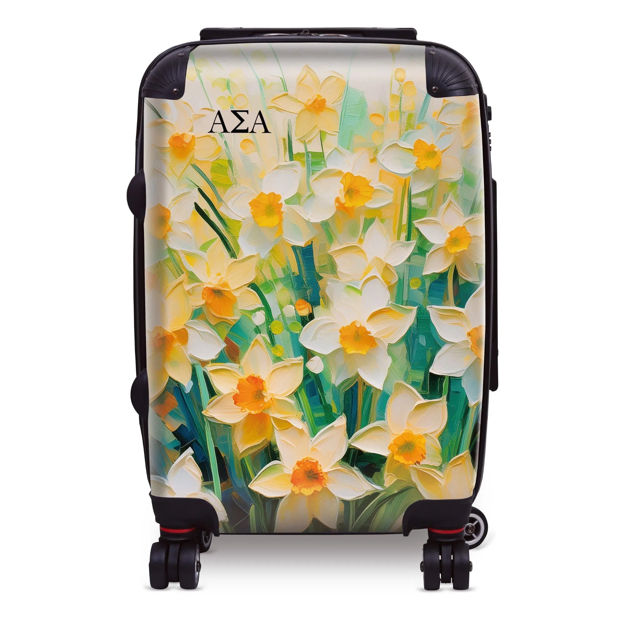 Alpha Sigma Alpha 20" Carry-on Suitcase - Bold Narcissus | Gifts