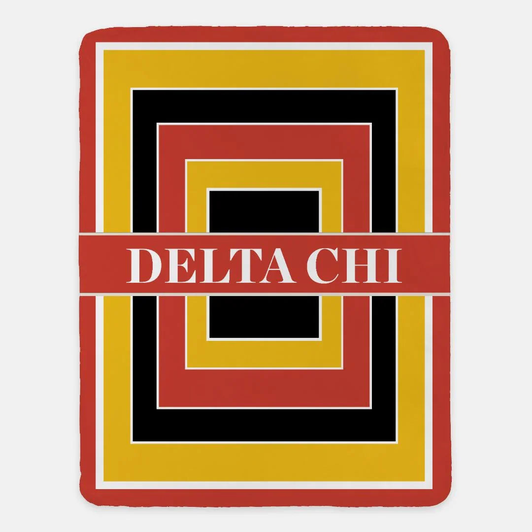 Delta Chi Blanket XL 60x80 - Geo | D-Chi Gifts & Decor