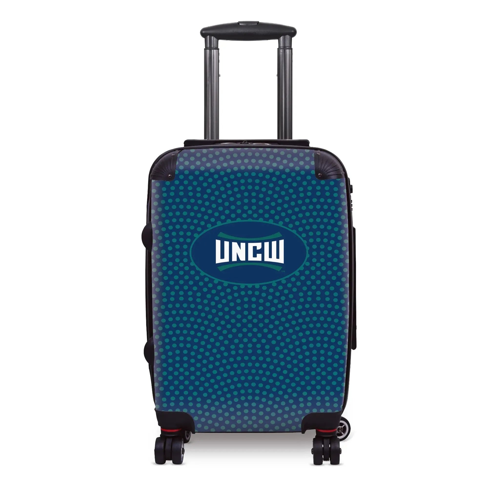 UNC Wilmington Carry-on Suitcase - Dots | UNCW Suitcases