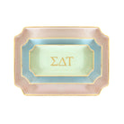 Sigma Delta Tau Gold Monogram Decorative Tray | Big Little Gifts