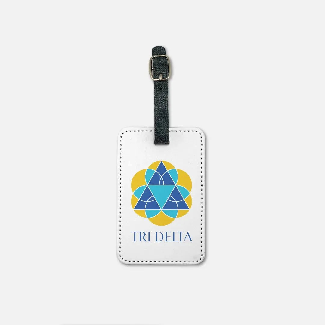 Tri Delta Luggage Tag (Set of 2) - Traditional Logo Luggage Tags