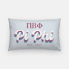 Pi Phi Lumbar Pillow Cover - Retro | Official Merchandise | Gifts | Festive Fit Home