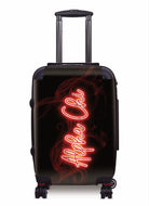 Alpha Chi Omega 20" Carry-on Suitcase Luggage - Neon | AXO Travel Gift