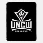 UNCW Black Sherpa Blanket - 60"x80" | Official Merchandise | Gifts | Festive Fit Home