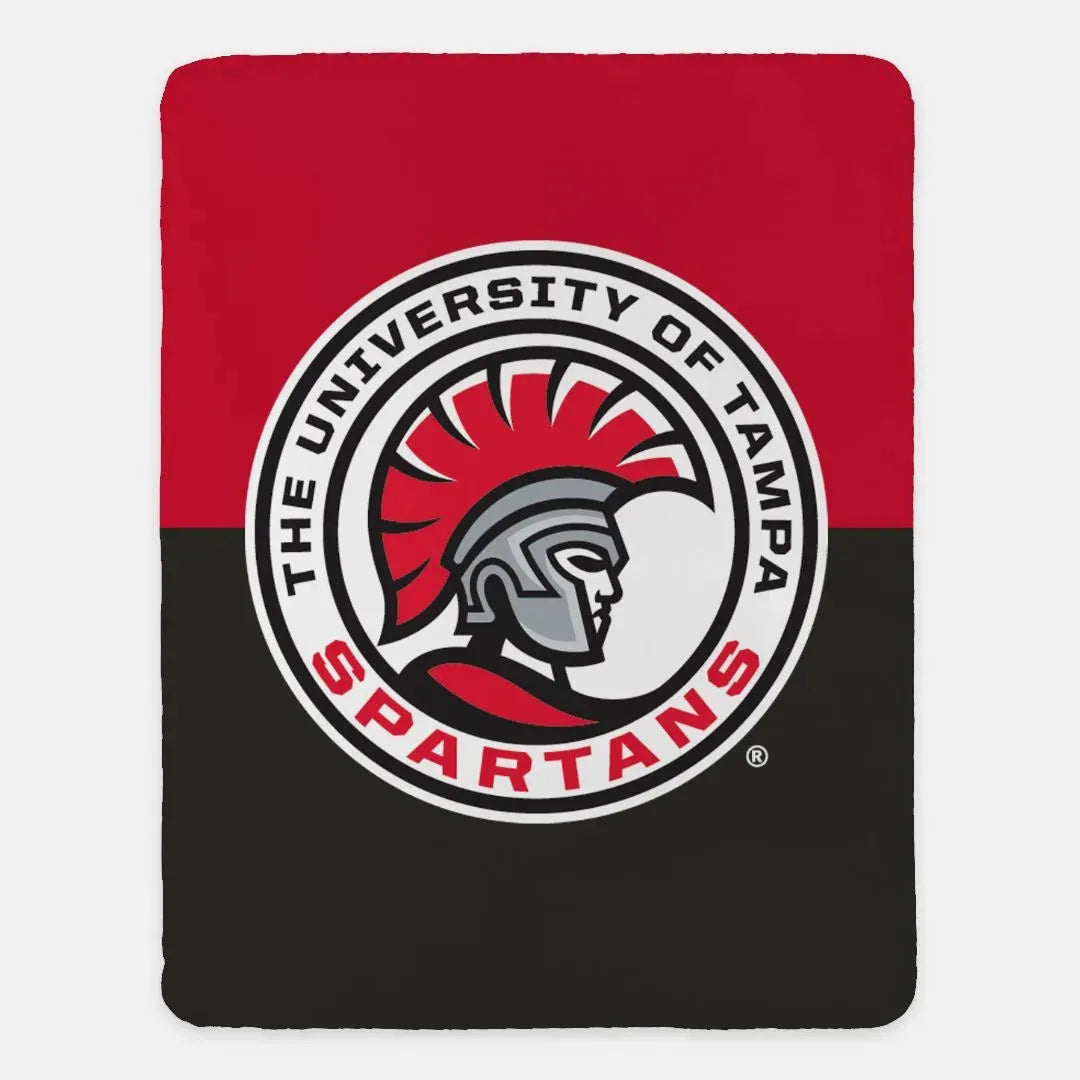 University of Tampa XL 60x80 Blanket - Color Block Throw Blankets