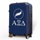 Alpha Xi Delta 20" Carry-on Suitcase Luggage - Greek Letters & Quill | Gifts