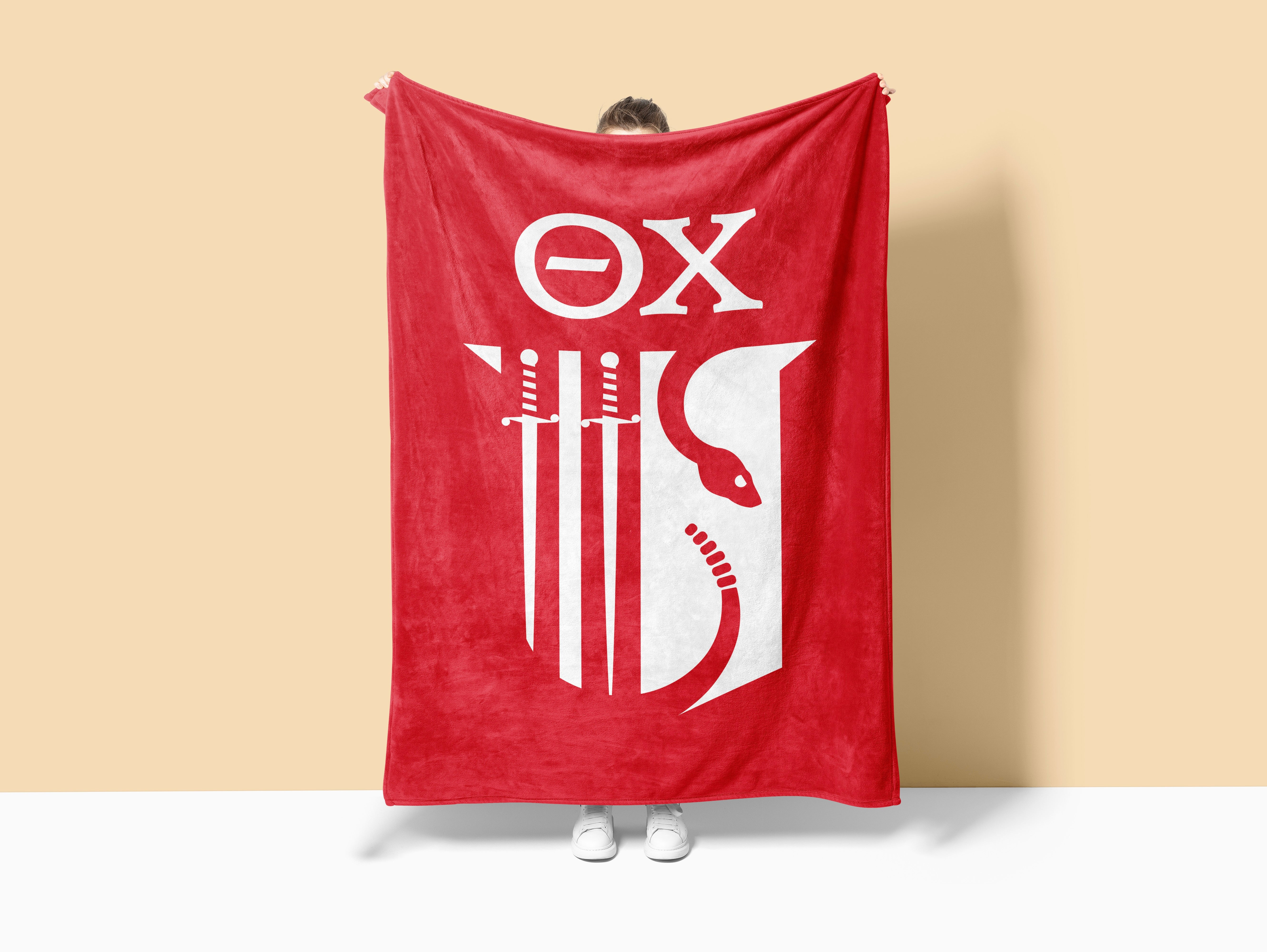 Theta Chi XL 60x80 Blanket - Traditional Center Band | Official Merch