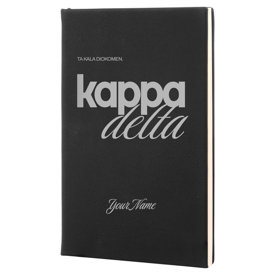 Kappa Delta Personalized Leatherette Notebook Journal