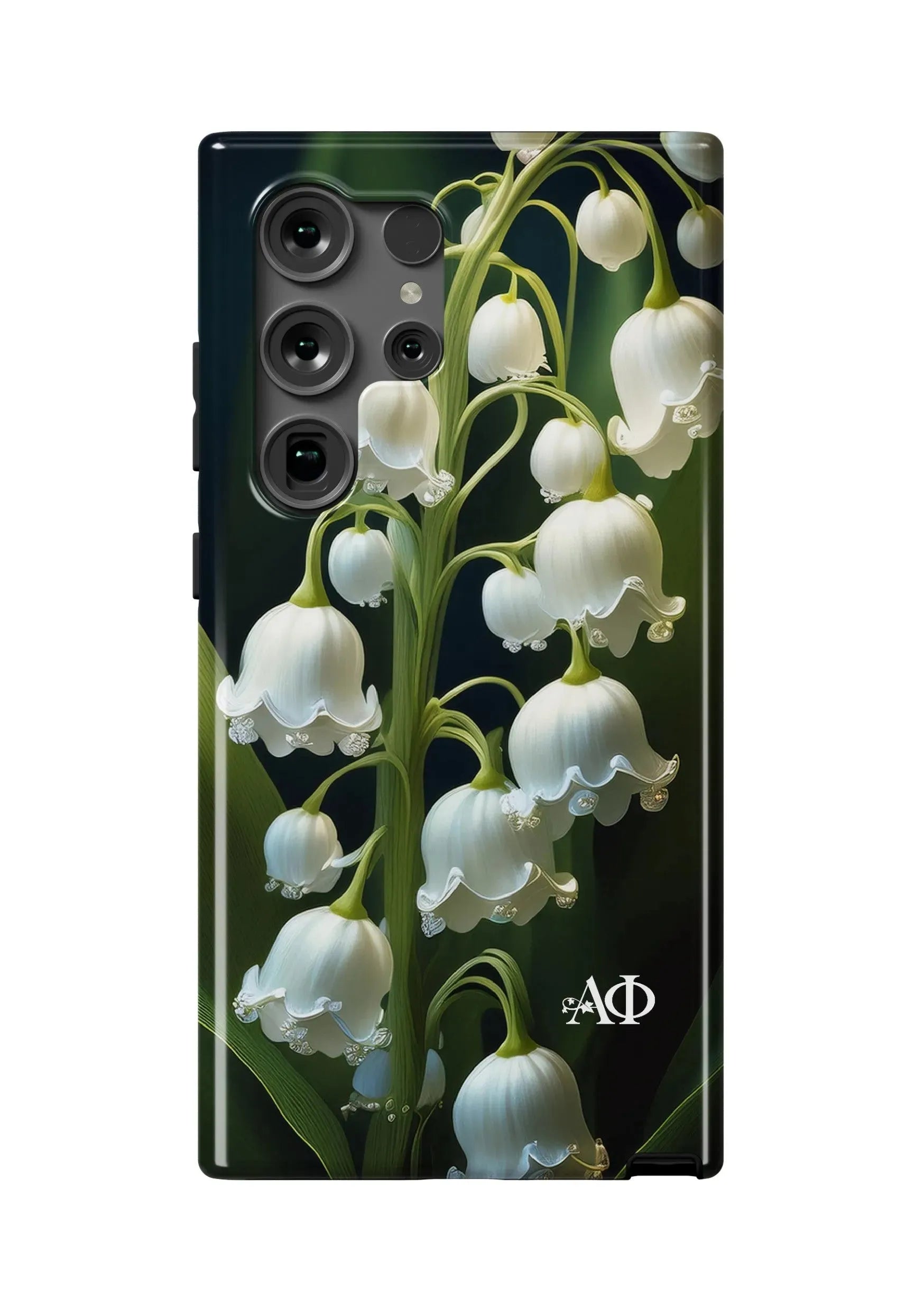Alpha Phi Samsung Galaxy 24, 23 Mobile Phone Case - Lily of the Valley Gloss Mobile Phone Cases