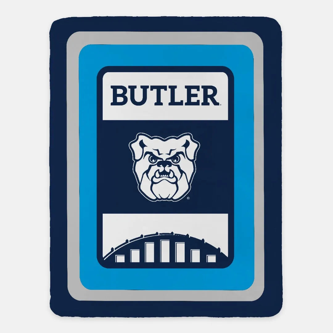 Butler University Hinkle Field Sherpa Blanket 60"x 80" | Custom Gifts | Official  Merchandise | Festive Fit Home