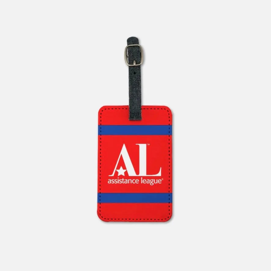 Assistance League (Set of 2) Luggage Tags - Stripes