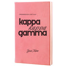 Kappa Kappa Gamma Personalized Leatherette Notebook | KKG