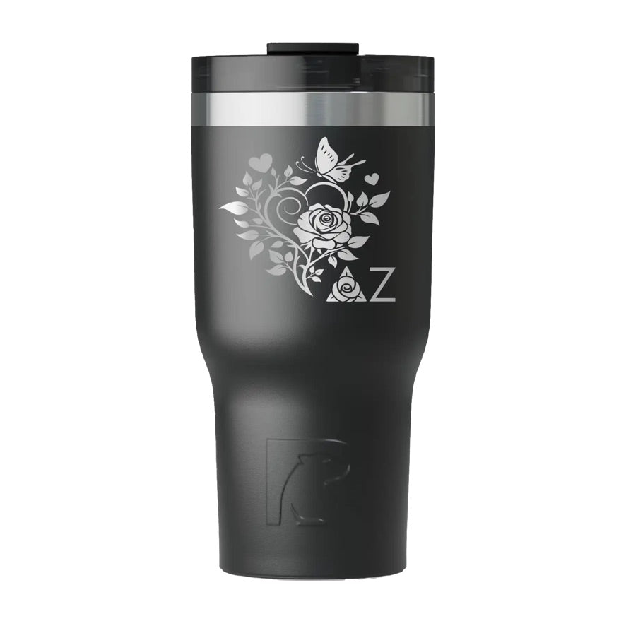 Delta Zeta  RTIC 20 oz Essential Ceramic Lined Tumbler - Heart