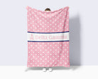 Delta Gamma Blanket XL 60x80 Polka Dots | Custom DG Gifts | Dorm Decor