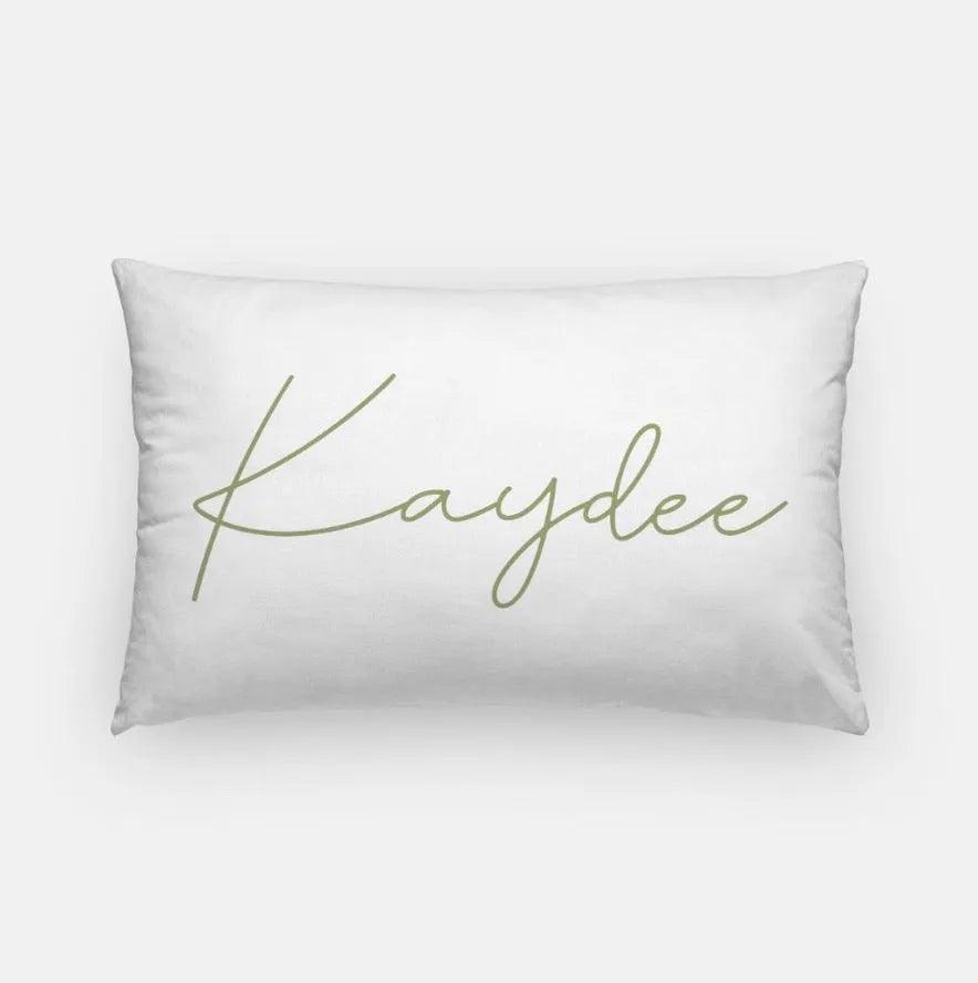 Kaydee Lumbar Pillow Cover  | Custom Kappa Delta Dorm Decor & Gifts