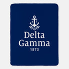 Delta Gamma Traditional Blanket XL 60"x80" | Custom Gifts | Dorm Decor