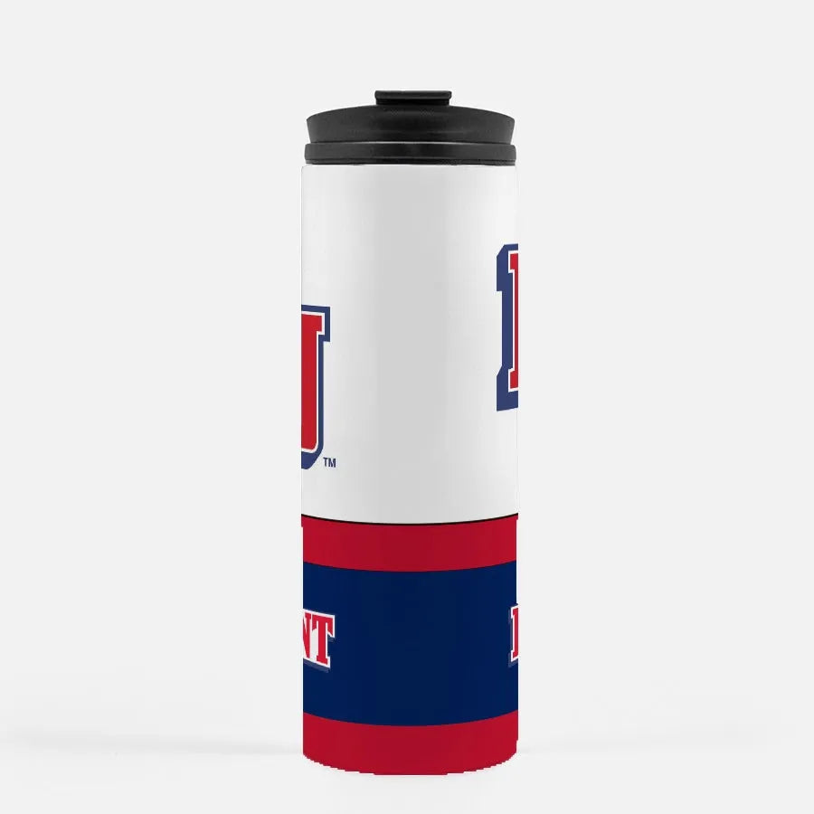 Belmont University Striped Thermal Tumbler 16 oz. - BU Logo | Official Merchandise and Accessories | Festive Fit Home