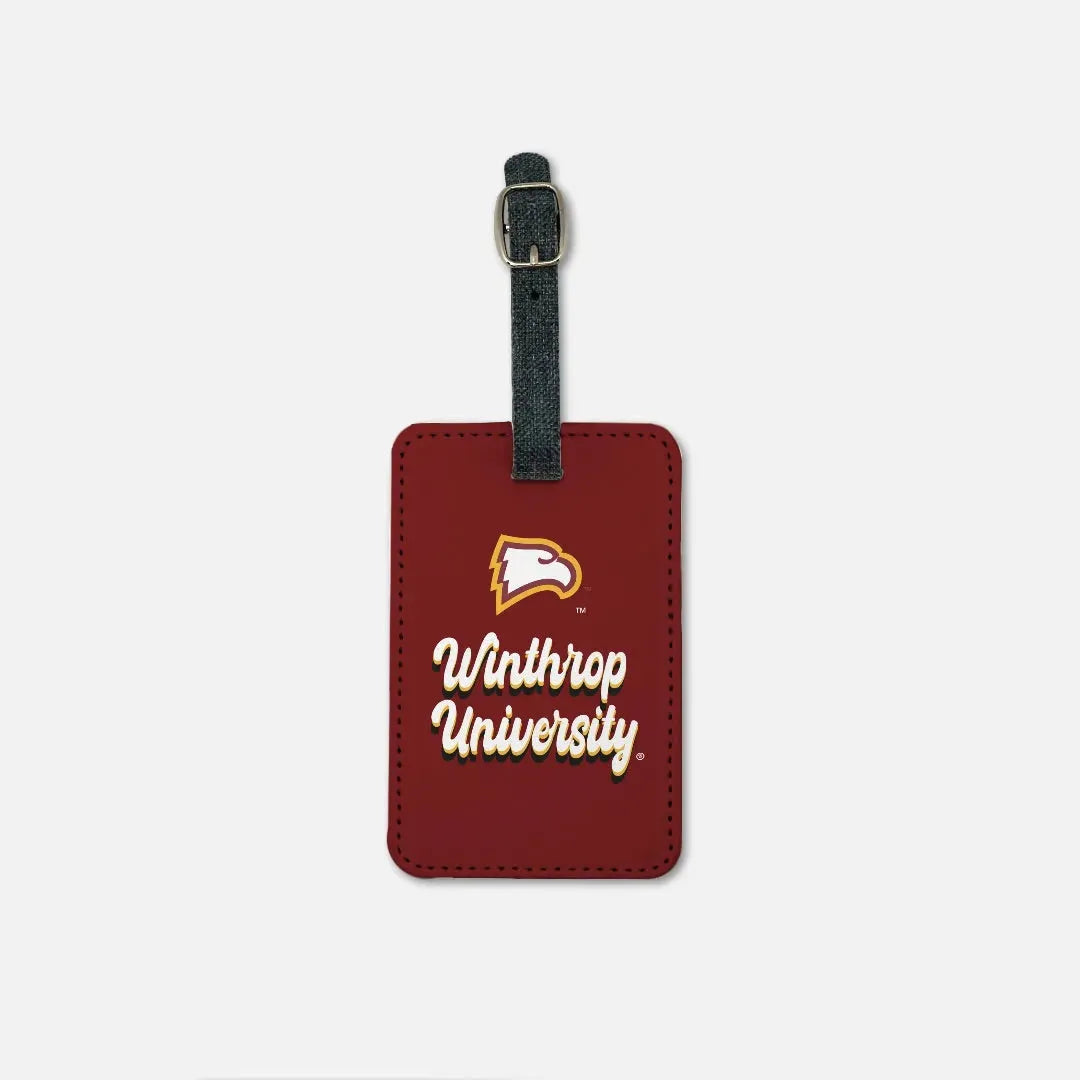Winthrop University Luggage Tag (Set of 2) Retro Luggage Tags