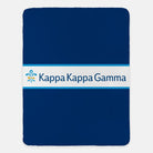 Kappa Kappa Gamma Traditional Band Sherpa Blanket - 60"x80" | Gifts and Decor | Festive Fit Home