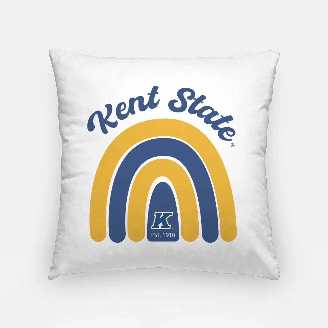 Kent State 18" Throw Pillow Cover - Rainbow Pillow Covers