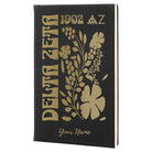 Delta Zeta Personalized Leatherette Notebook - Retro Floral | DZ